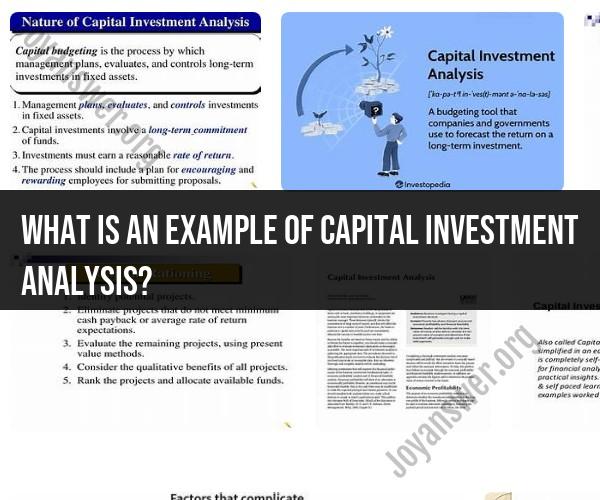 Capital Investment Analysis: Real-Life Example