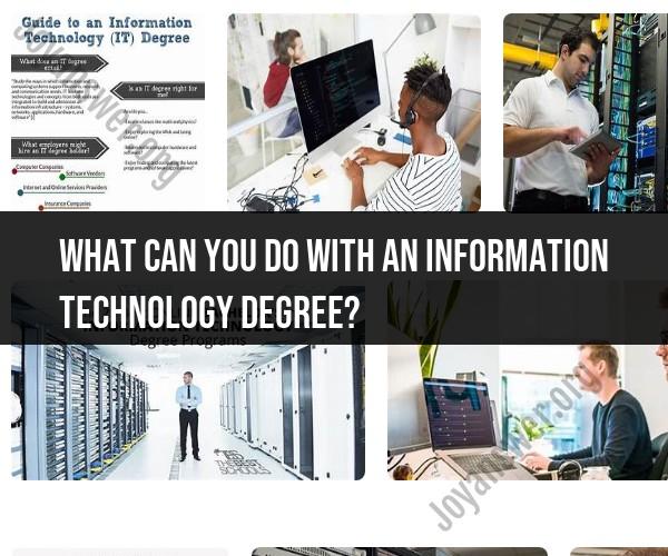 Career Paths with an Information Technology Degree