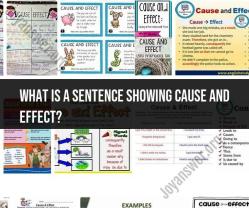 Cause and Effect in Action: A Sentence Example