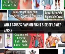 Causes of Pain on the Right Side of the Lower Back