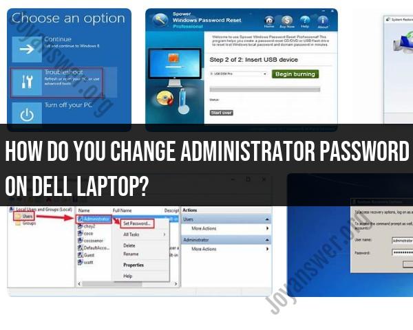 Changing Administrator Password on Dell Laptop: Password Modification
