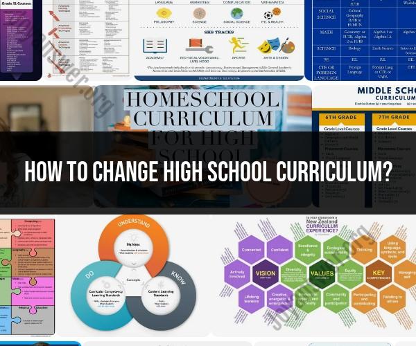 Changing High School Curriculum: A Guide for Students