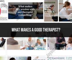 Characteristics of an Effective Therapist
