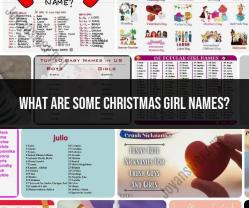 Charming Christmas Girl Names: Inspiration for the Season