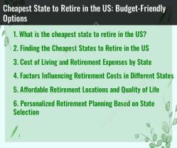 Cheapest State to Retire in the US: Budget-Friendly Options