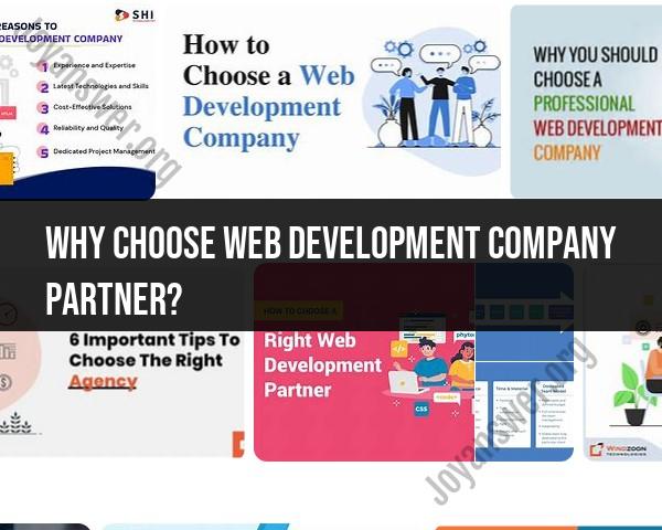 Choosing a Web Development Company Partner: Considerations