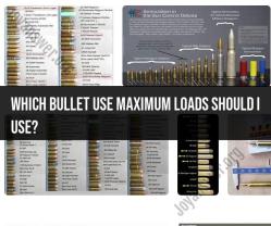 Choosing Maximum Loads for Your Ammunition