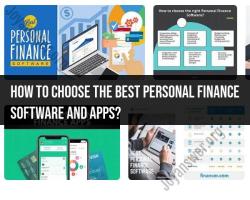 Choosing the Best Personal Finance Software and Apps: Software Selection