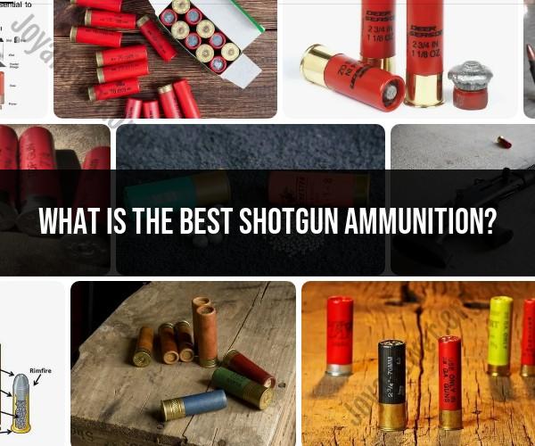 Choosing the Best Shotgun Ammunition: A Guide