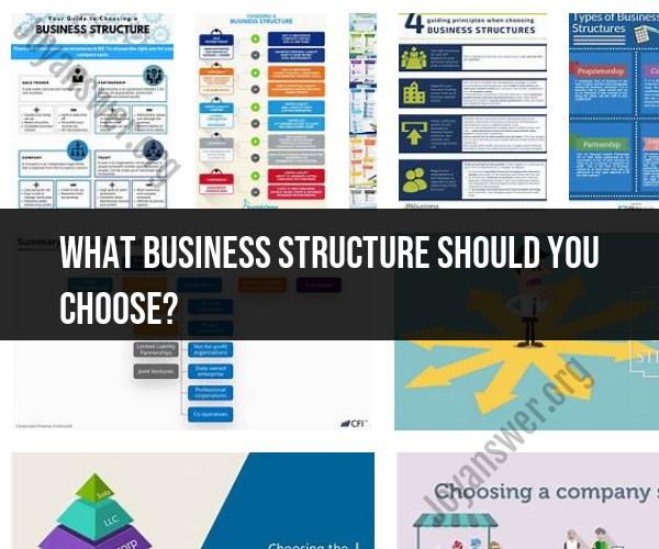 Choosing the Right Business Structure: A Comprehensive Guide