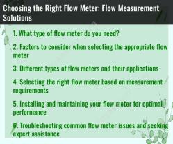 Choosing the Right Flow Meter: Flow Measurement Solutions