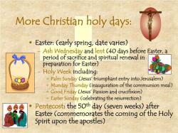 Christian Holy Days: Understanding Important Religious Observances