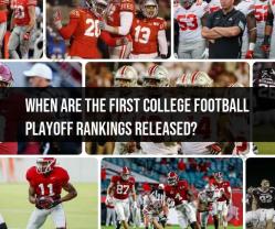 College Football Playoff Rankings: When to Expect the First Release