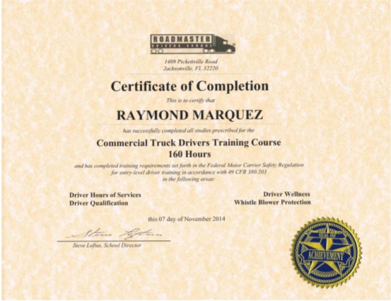 Comedy Guys' Driving Safety Certificate: Purpose and Validity