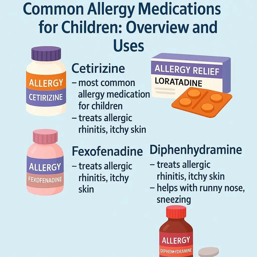 Common Allergy Medications for Children: Overview and Uses