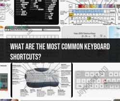 Common Keyboard Shortcuts: Efficiency in Action