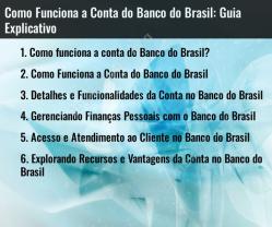 Como Funciona a Conta do Banco do Brasil: Guia Explicativo