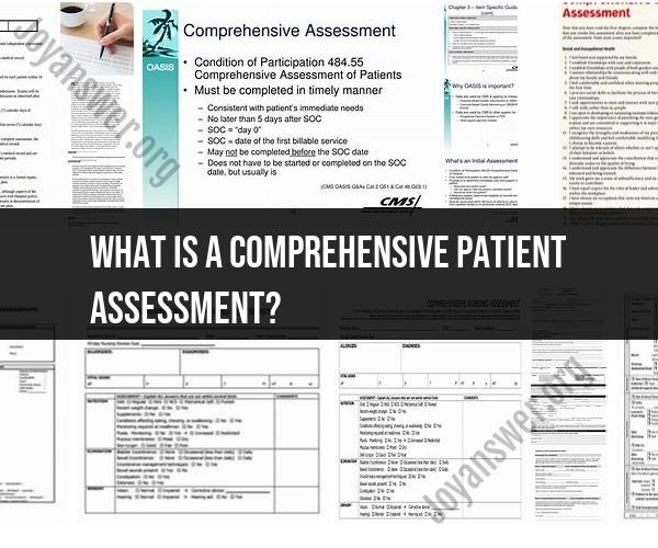 Comprehensive Patient Assessment: Evaluating Health and Well-Being