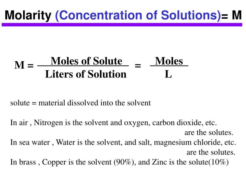 Concentration vs. Molarity: Unraveling the Differences