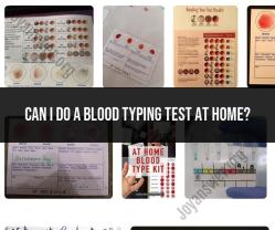 Conducting a Blood Typing Test at Home: Is It Possible?