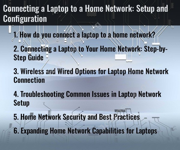 Connecting a Laptop to a Home Network: Setup and Configuration