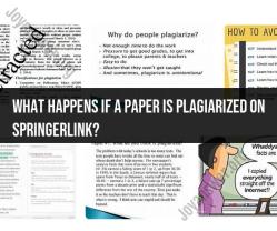 Consequences of Plagiarism on SpringerLink