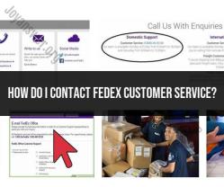 Contacting FedEx Customer Service: Assistance and Support