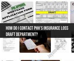 Contacting PHH's Insurance Loss Draft Department: Guidance for Policyholders