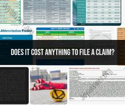 Cost of Filing a Claim: Understanding the Expenses Involved