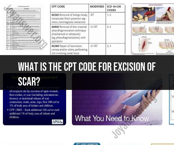 CPT Code for Scar Excision: Medical Procedure Coding