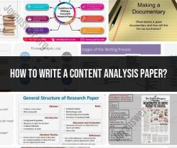 Crafting a Comprehensive Content Analysis Paper