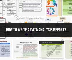 Crafting a Data Analysis Report: Best Practices