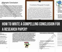 Crafting a Persuasive Conclusion for Your Research Paper