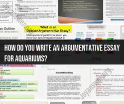 Crafting an Argumentative Essay on Aquariums