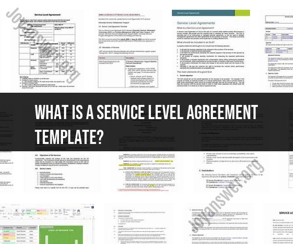 Crafting Effective Service Level Agreement Templates: A Comprehensive Guide