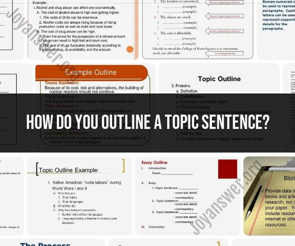 Crafting Effective Topic Sentence Outlines for Clear Communication