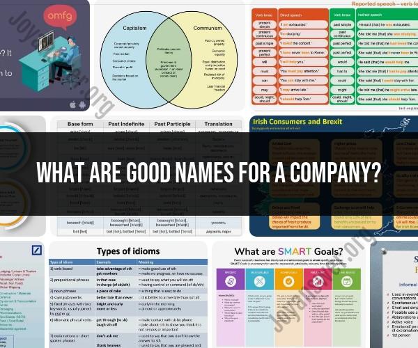 Crafting Memorable Company Names: Tips for Success