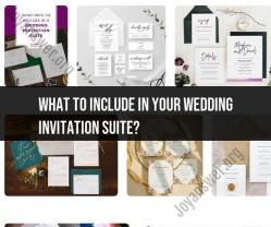 Crafting the Perfect Wedding Invitation Suite