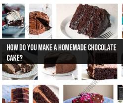 Crafting Your Own Chocolate Delight: Homemade Chocolate Cake Recipe