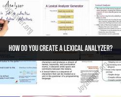 Creating a Lexical Analyzer: A Beginner's Guide