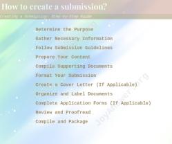 Creating a Submission: Step-by-Step Guide