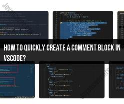 Creating Comment Blocks in VSCode: A Time-Saving Trick