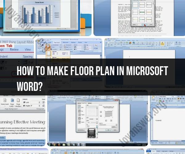 Creating Floor Plans in Microsoft Word: A Tutorial