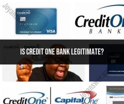 Credit One Bank Legitimacy: Assessing Credibility