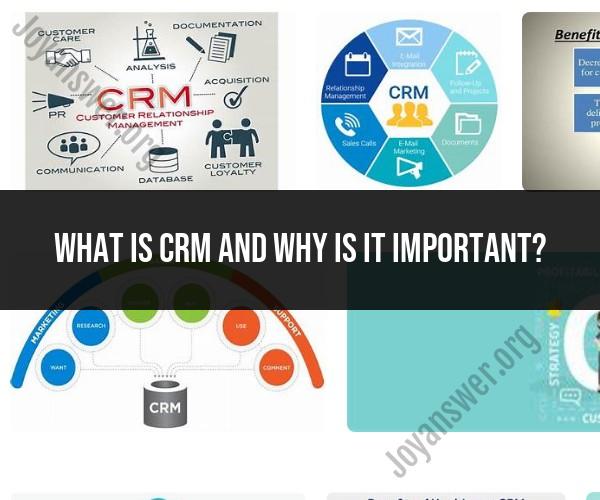 CRM (Customer Relationship Management) Explained: Importance and Benefits