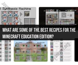 Culinary Adventures in Minecraft: Discovering the Best Recipes in Education Edition